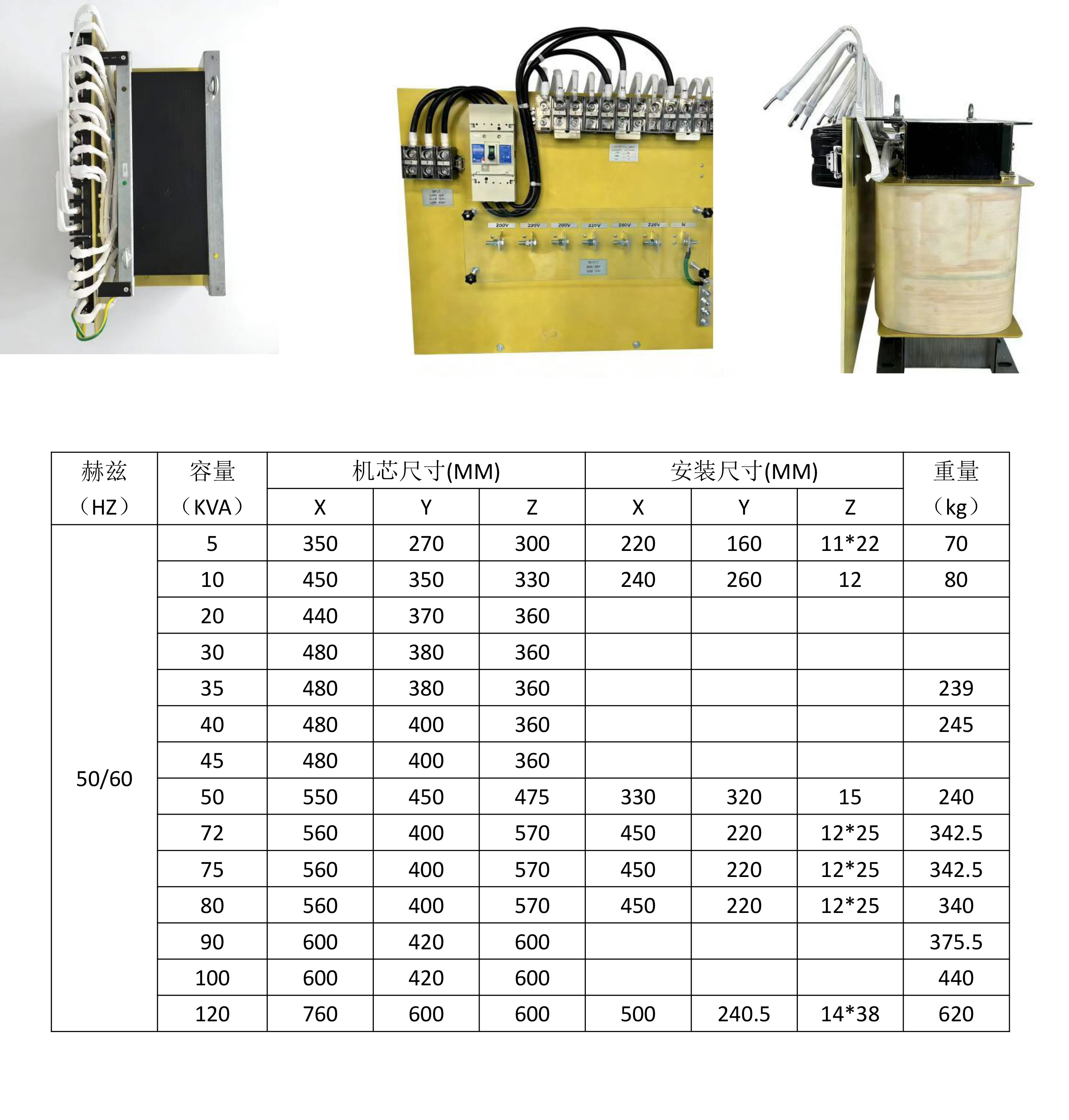 日本機床專用干式隔離變壓器-5